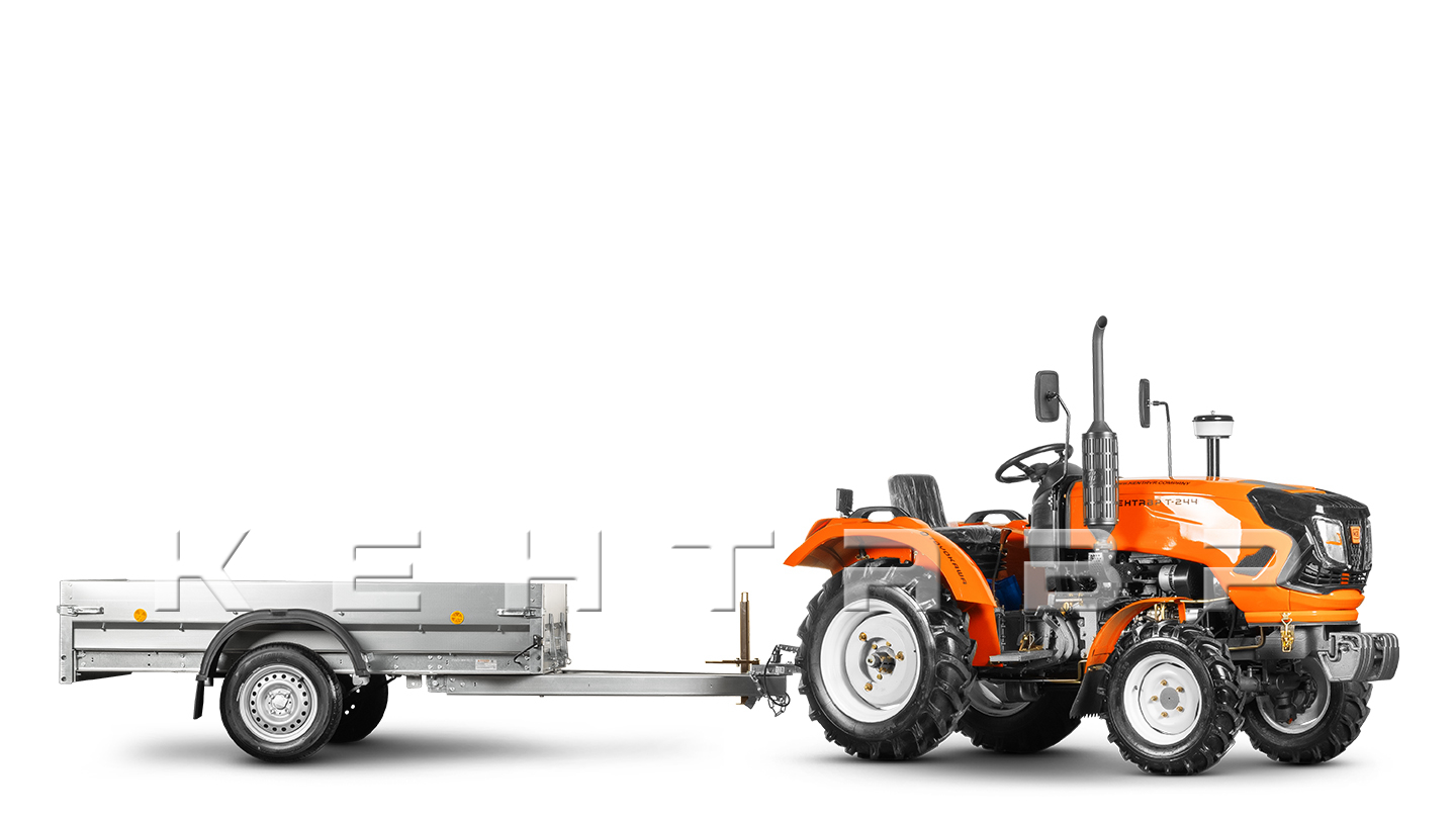 Прицеп Flagman | Флагман ПТТ — 0,5-0,7 с ПТС к мини-трактору (универсальный)