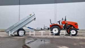 Прицеп Flagman | Флагман C/ПТТ — 1,0 с ПСМ к мини-трактору (самосвальный)