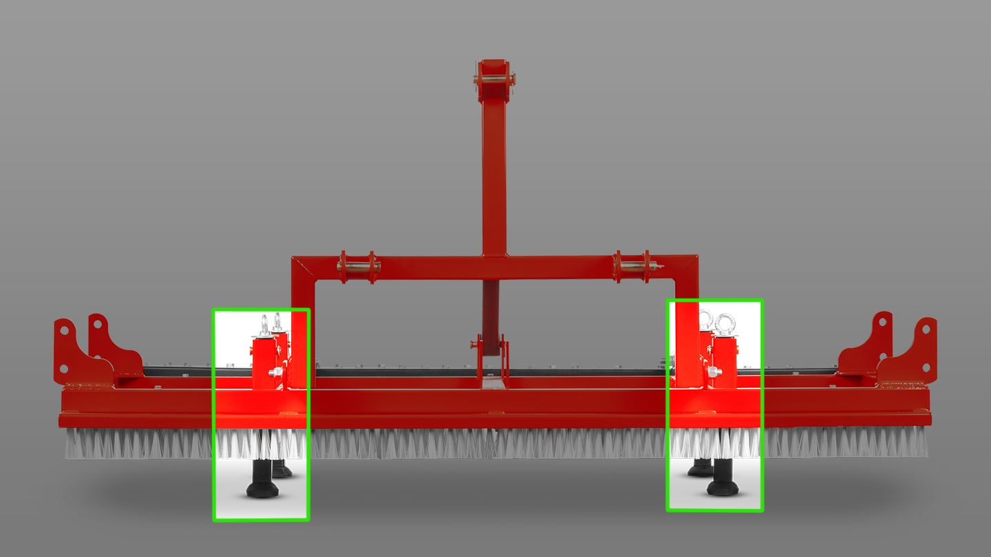 Щетка для газона профессиональная TOSS AS — 1800 0