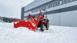 Отвал Flagman | Флагман 02 FP к фронтальному погрузчику с пружинными амор. и гидроповоротом (1,2 м)