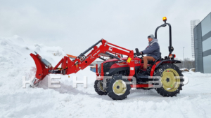 Отвал Flagman | Флагман 02 FP к фронтальному погрузчику с пружинными амор. и гидроповоротом (1,2 м)