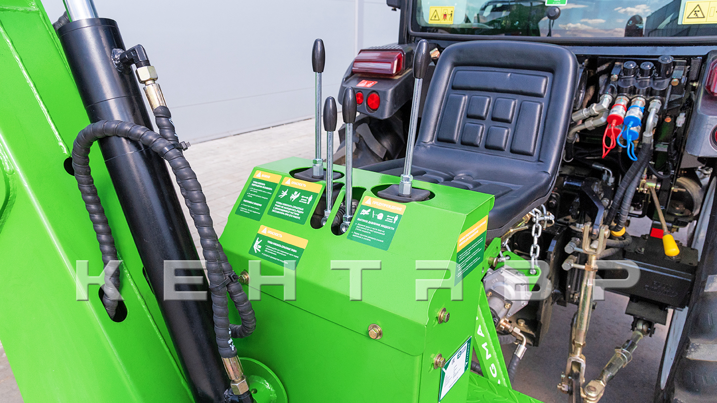 Навесной экскаватор Flagman | Флагман LW7 + захват механический