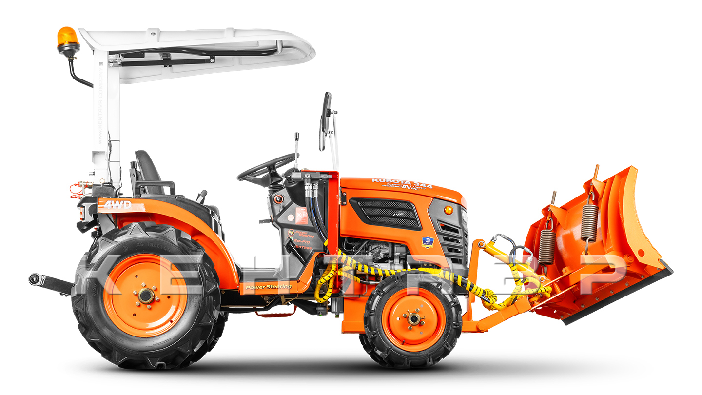 Отвал Flagman | Флагман к трактору Кентавр MASTER Т-5К/344 с пружинными амор. и гидропов. (1,2 м)