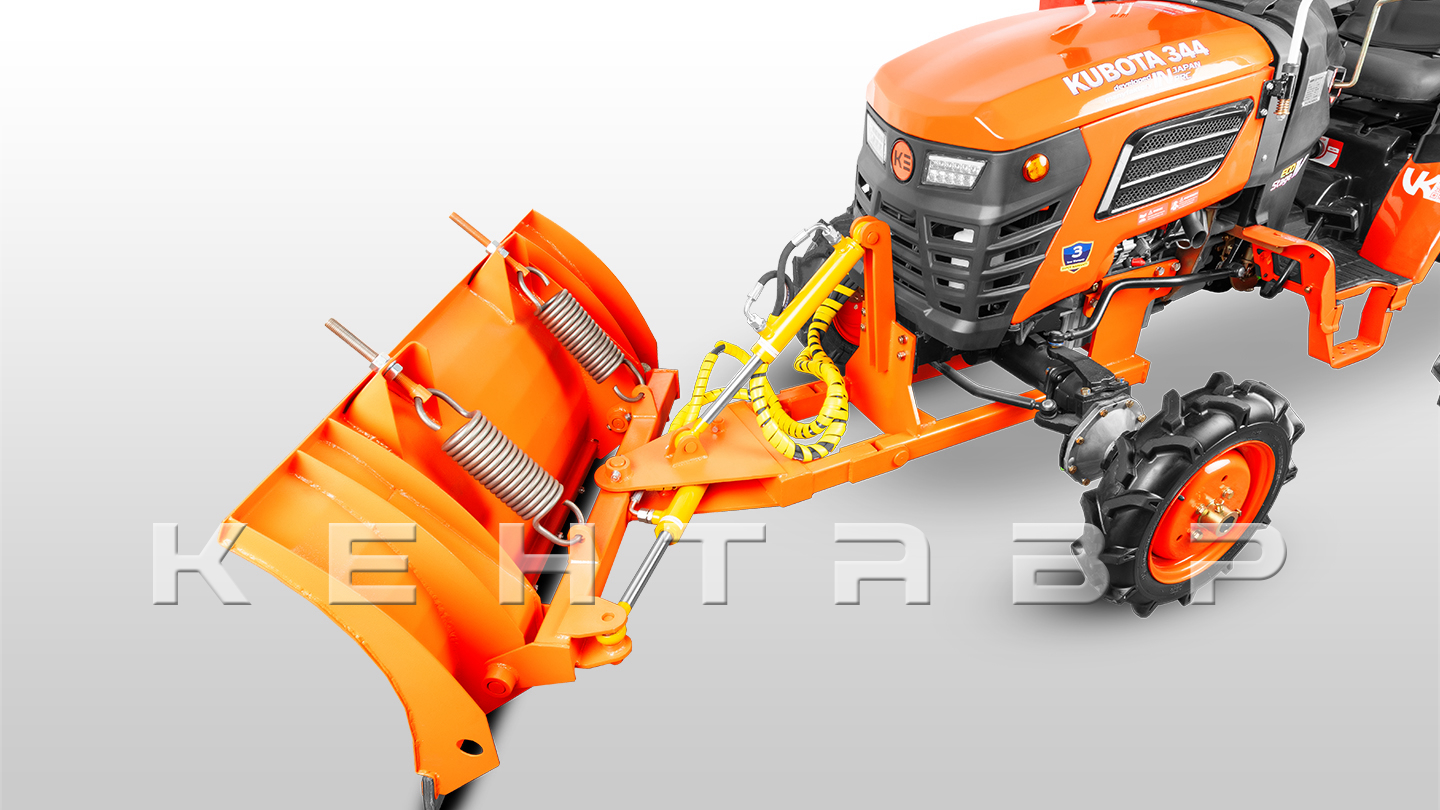 Отвал Flagman | Флагман к трактору Кентавр MASTER Т-5К/344 с пружинными амор. и гидропов. (1,2 м)