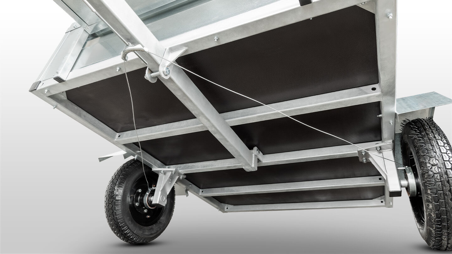 Прицеп Flagman | Флагман ПТМ — 0,5 к мотоблоку/мини-трактору 0