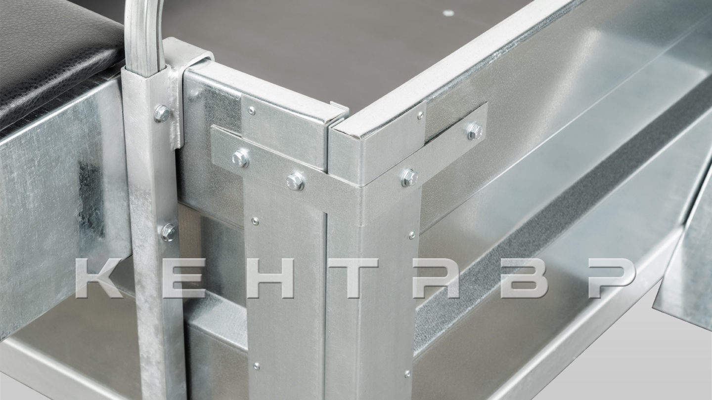 Прицеп Flagman | Флагман ПТМ — 0,5 к мотоблоку/мини-трактору