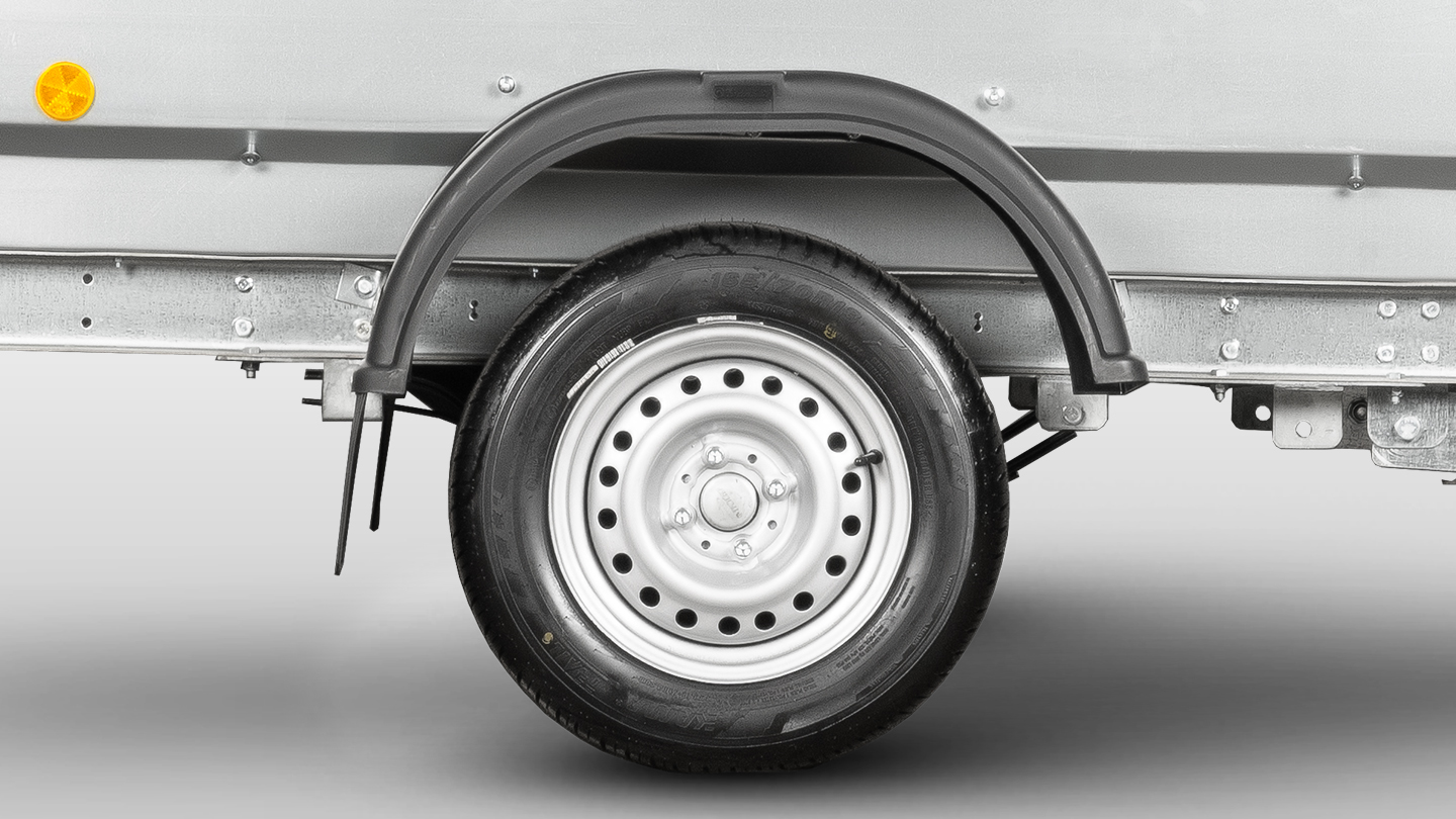 Прицеп Flagman | Флагман ПТТ — 0,5-0,7 с ПТС к мини-трактору (универсальный) 0