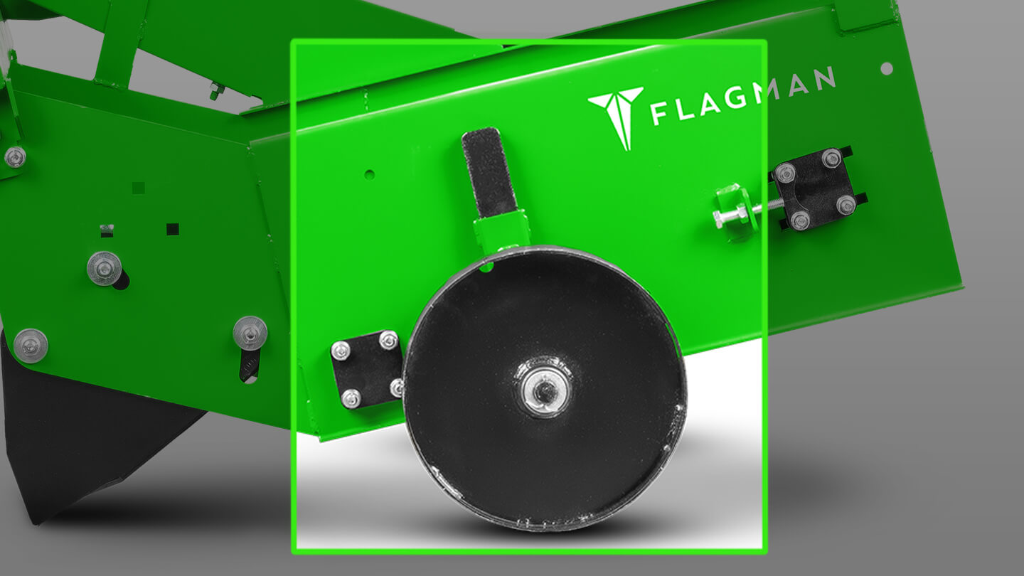 Картофелекопалка транспортерная Flagman | Флагман 2-540 короткая без смещения + (кардан 72см/6х6) 0