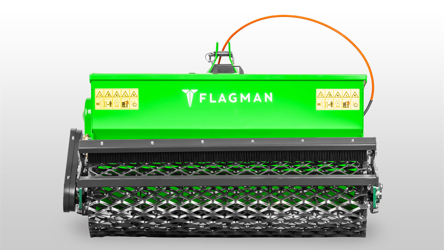 Стоунбурьер с бункером и катком Flagman | Флагман SB125B (1,25 м) 1
